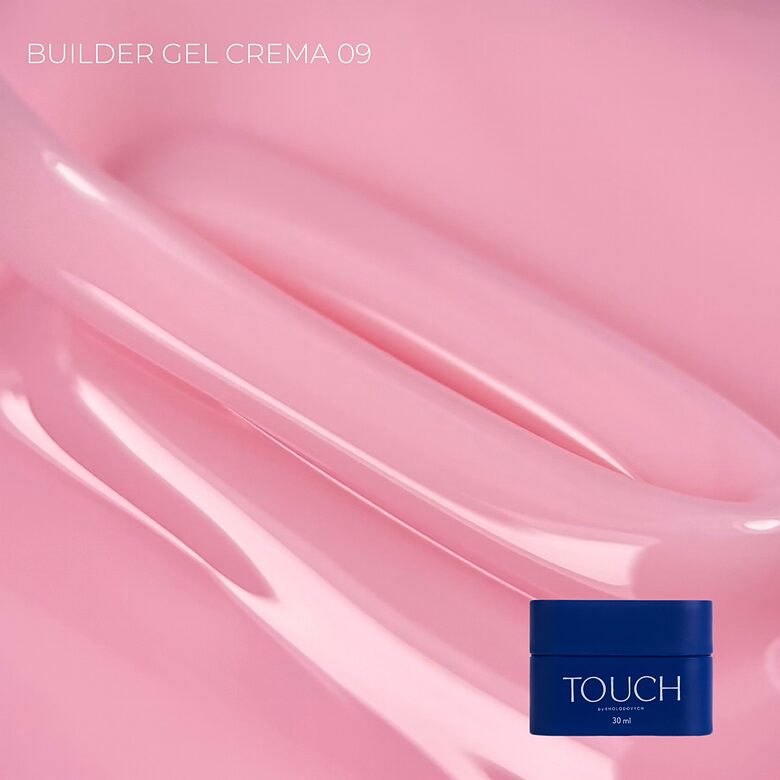 Touch Builder gel Crema, 30 ml, 09 - tiksotropisks būvējošais gēls