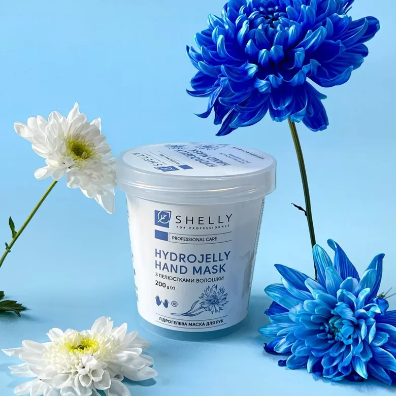 SHELLY hidrogēla roku maska ​​ar rudzupuķu ziedlapiņām 200 g