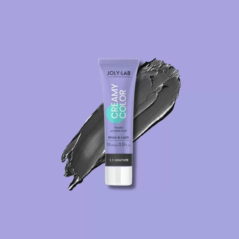 Joly:Lab Creamy Color graphite, 15 ml - krāsa uzacīm un skropstām, grafīts