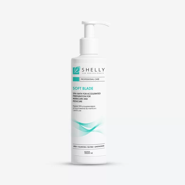SPA līdzeklis vanniņām - Spa bath for accelerated preparation for manicure and pedicure Shelly soft blade 500 ml,