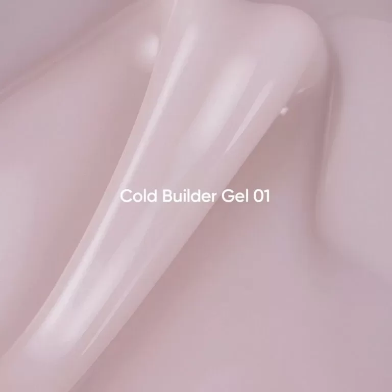 NAILSOFTHEDAY Cold Builder gel 01 pienaini rozā būvējošais gēls