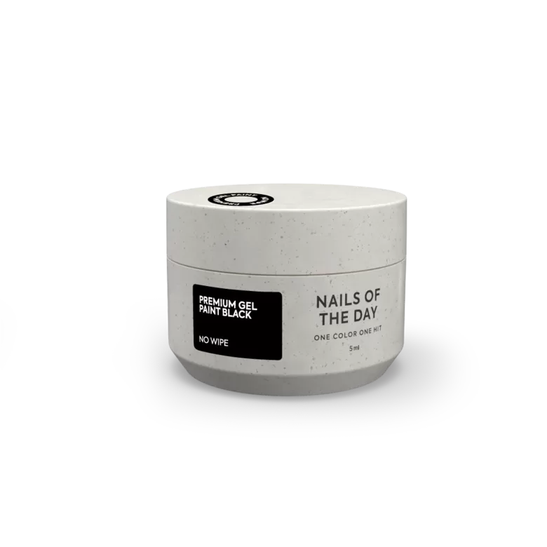 NAILSOFTHEDAY Premium gel paint BLACK no wipe 5ml