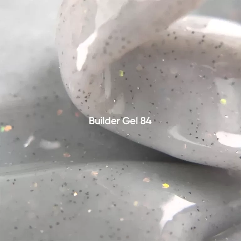 NAILSOFTHEDAY Builder gel 84 gaismu atstarojošais gēls ar opālu, pienains