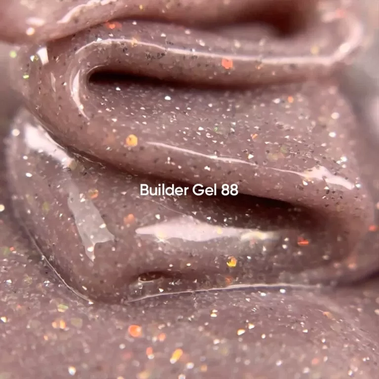 NAILSOFTHEDAY Builder gel 88 gaismu atstarojošais gēls ar opālu, bēšs