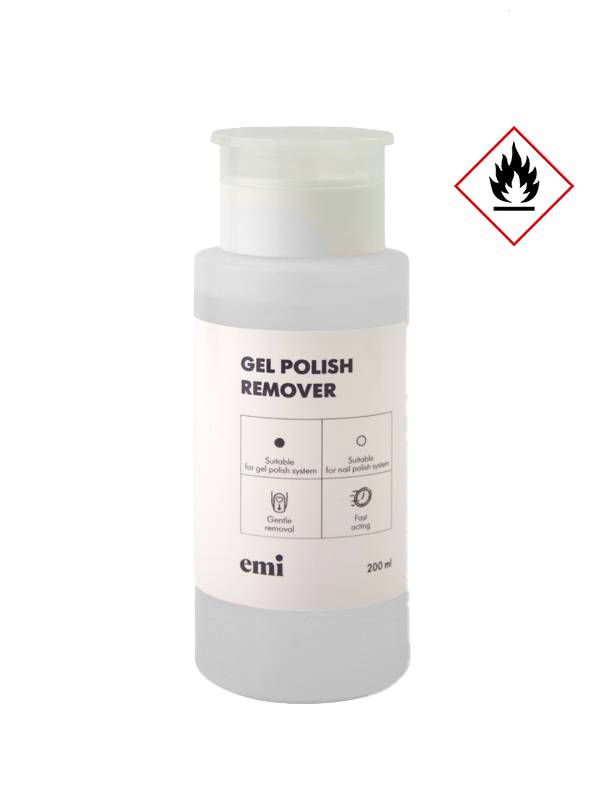 EMI Gel and Nail Polish Remover 200ml – EMI gēllakas un nagu lakas noņēmējs