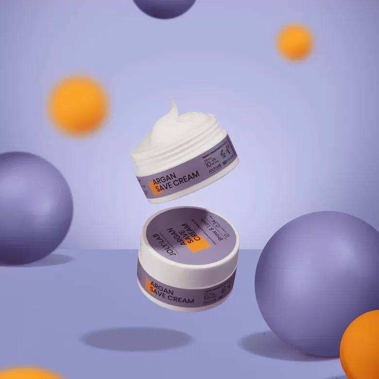 Joly:Lab Save Cream Argan Eyebrow & Eyelash Protective Argan Cream 10 ml - aizsargājošais skropstu un uzacu krēms 