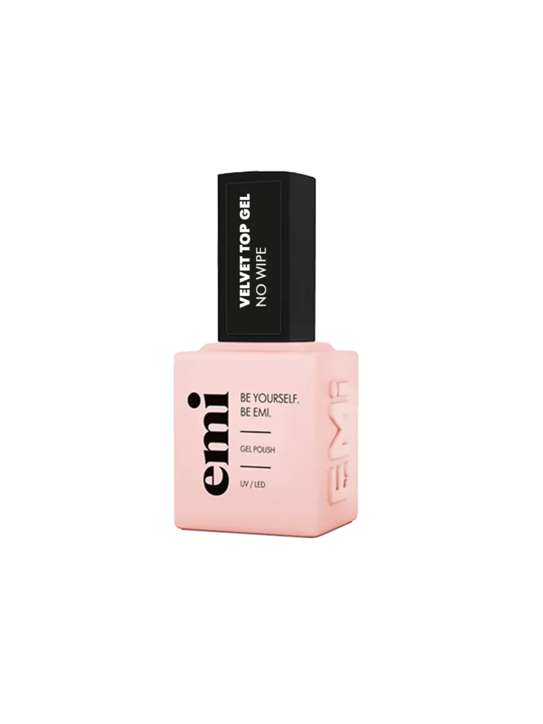 EMI matētais tops E.MiLac Velvet Top Gel 9 ml