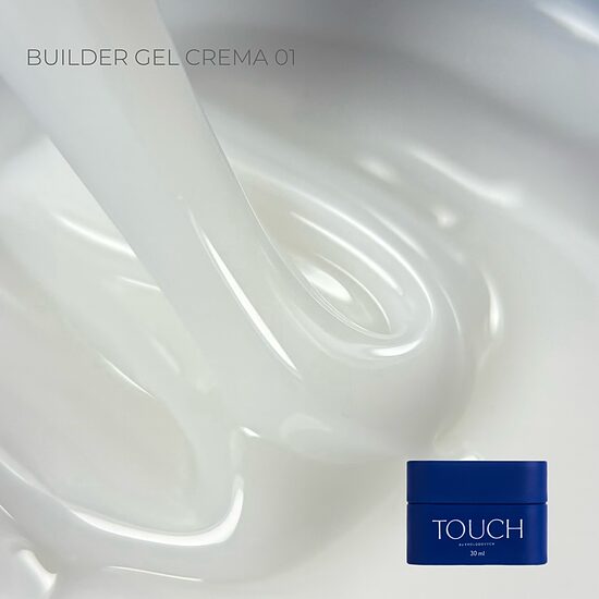 Touch Builder gel Crema, 30 ml, 01 - tiksotropisks būvējošais gēls
