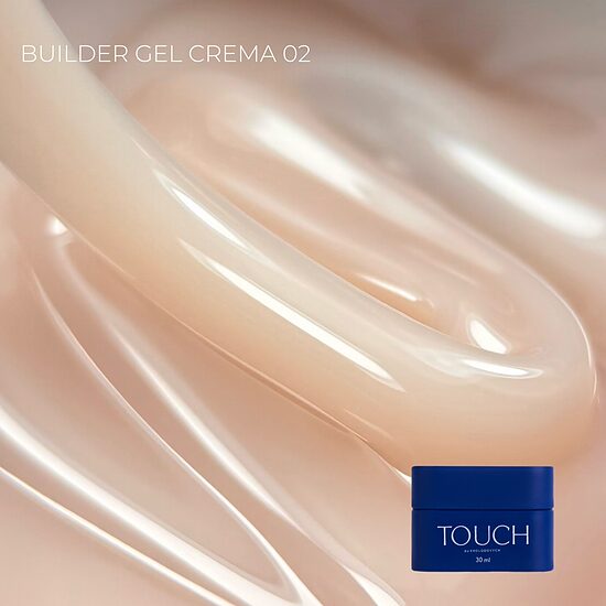 Touch Builder gel Crema, 30 ml, 02 - tiksotropisks būvējošais gēls