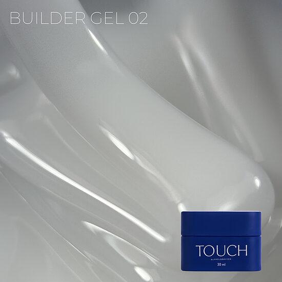 TOUCH Builder gel 30ml, 02 (Milk) - būvejošais gēls, pienains