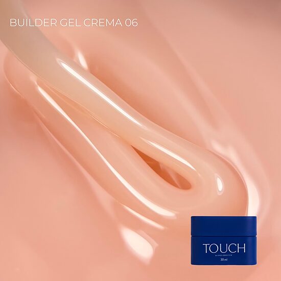 Touch Builder gel Crema, 30 ml, 06 - tiksotropisks būvējošais gēls