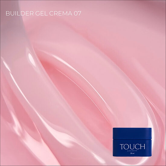 Touch Builder gel Crema, 30 ml, 07 - tiksotropisks būvējošais gēls