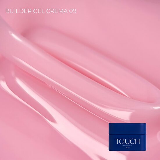 Touch Builder gel Crema, 30 ml, 09 - tiksotropisks būvējošais gēls