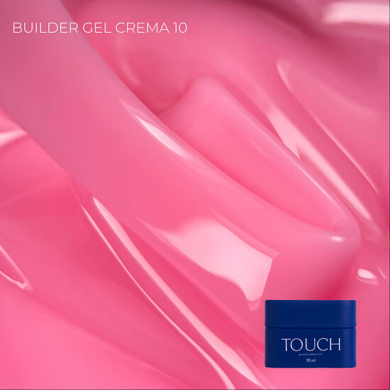 Touch Builder gel Crema, 30 ml, 10 - tiksotropisks būvējošais gēls