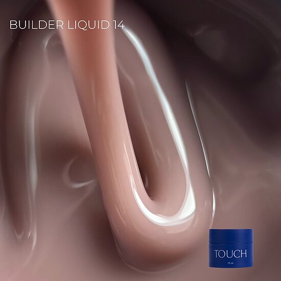 TOUCH Builder liquid 15ml, 14 - šķidrs būvējošais gēls