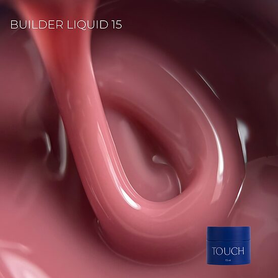 TOUCH Builder liquid 15ml, 15 - šķidrs būvējošais gēls