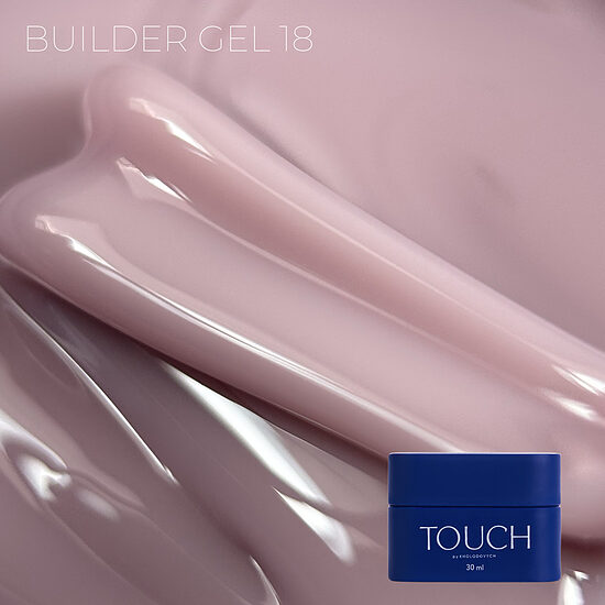 TOUCH Builder gel 30ml, 18 (Powder) - būvējošais gēls