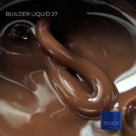 TOUCH Builder liquid 15ml, 27 - šķidrs būvējošais gēls