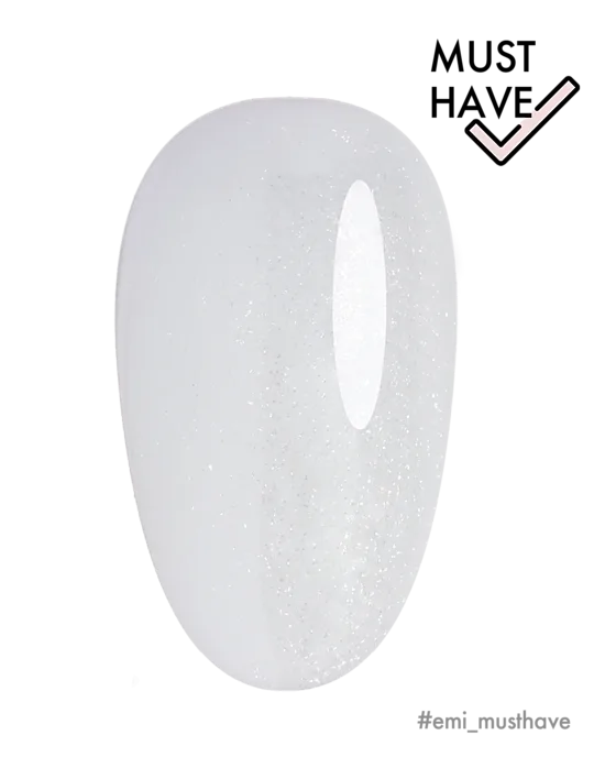 Fiber Base Gel Diamond #4 EMI , 15 ml pienaina bāze ar spīdumiem