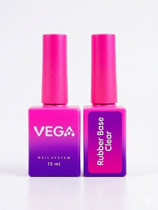 VEGA Rubber Base clear 15 ml - VEGA kaučuka bāze, caurspīdīga 15ml
