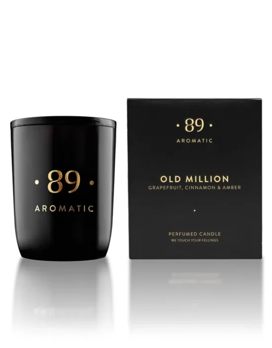 AROMATIC •89• smaržīga sojas vaska svece OLD MILLION