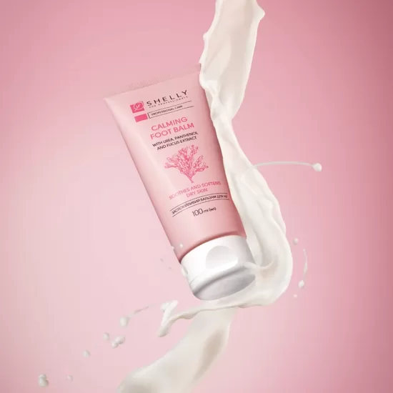 SHELLY Nomierinošs pēdu balzams ar urīnvielu, pantenolu un fukusa ekstraktu 