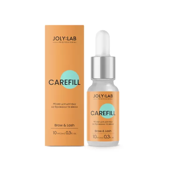 Joly:Lab CAREFILL Eyebrow and eyelash care filler, 10 ml - uzacu un skropstu serums