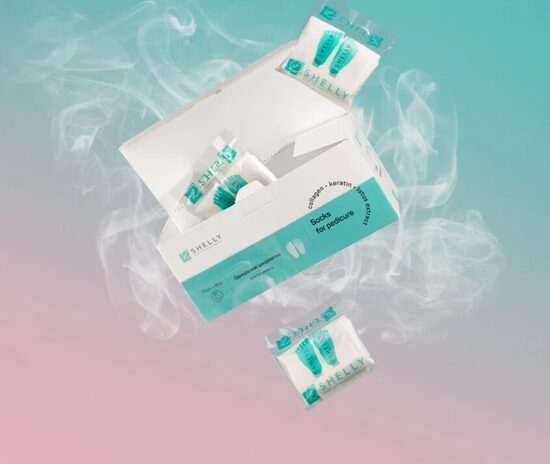 SHELLY pedikīra zeķes ar kalogēnu un keratīnu