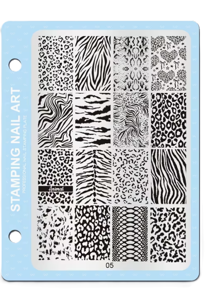 Stampinga plāksne ANIMAL 05