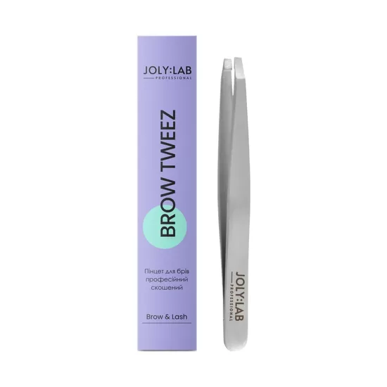 Joly:Lab Eyebrow Tweezers Professional Angled  - leņķveida pincete