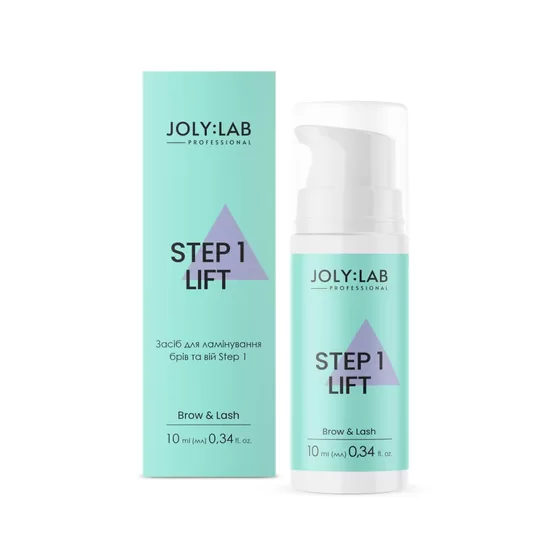 Joly:Lab Step 1 LIFT Eyebrow and eyelash lamination product, 10 ml - emulsija skropstu un uzacu laminēšanai 1.solis