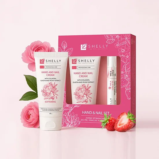 Hand and nail gift set - hand and nail cream 45ml and nail and cuticle oil 3ml