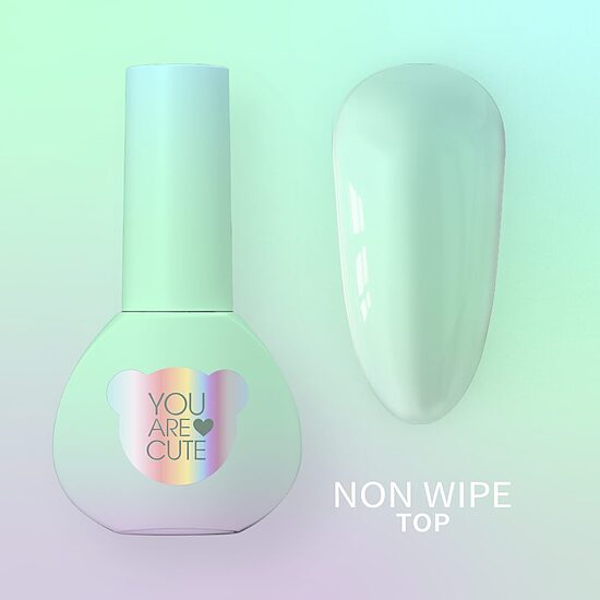 YOUARECUTE Top Non Wipe 5ml - caurspīdīgs tops bez dispersijas slāņa (lipīgā) 5ml