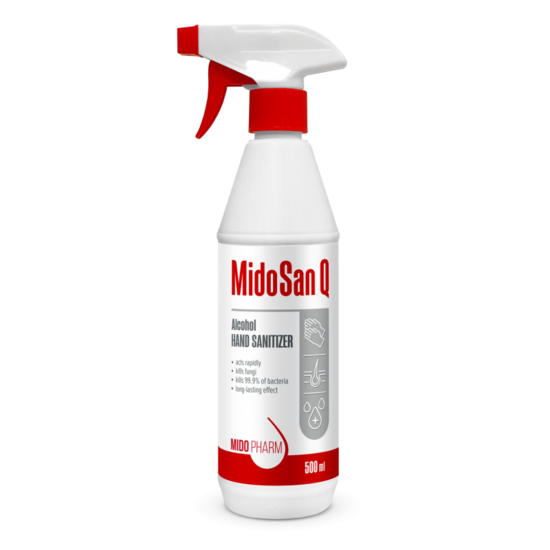 Alcohol hand sanitizer MidoSan Q