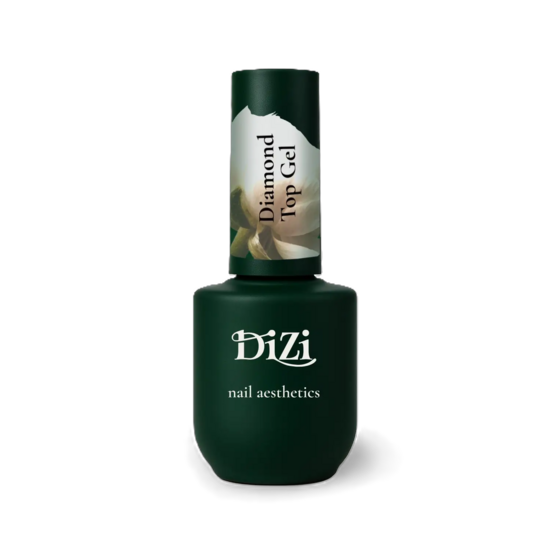 Diamond Top gel DiZi 15ml, No wipe (tops bez lipīgā slāņa)