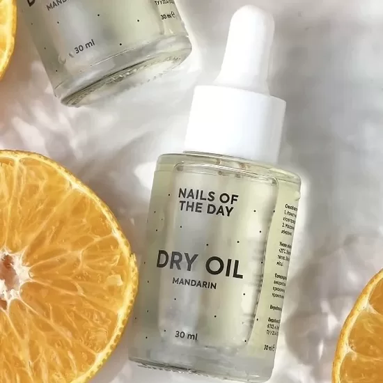 NAILSOFTHEDAY Sausā eļļa kutikulām DRY OIL MANDARIN