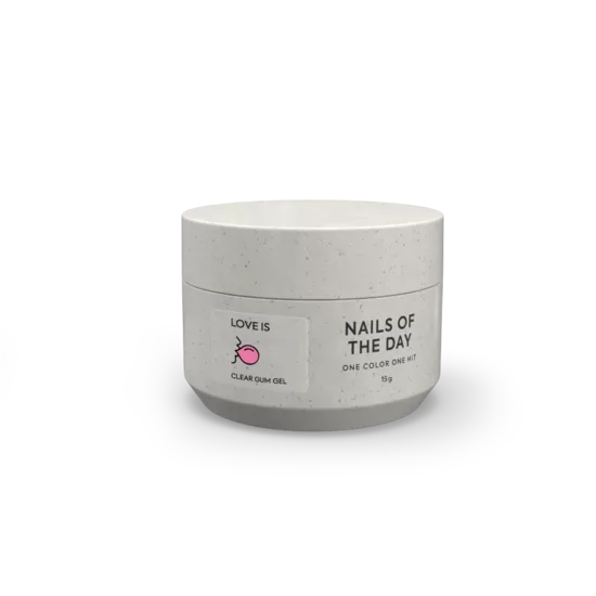 NAILSOFTHEDAY Love is Clear - gēls 3D efektu veidošanai