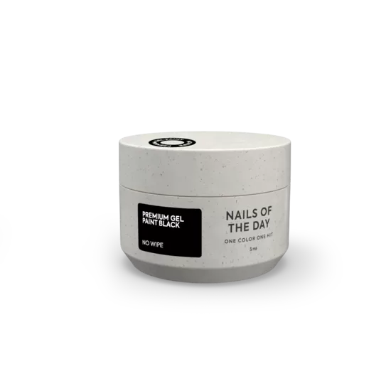 NAILSOFTHEDAY Premium gel paint BLACK no wipe 5ml