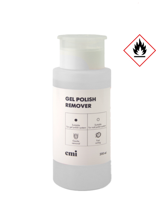 EMI Gel and Nail Polish Remover 200ml – EMI gēllakas un nagu lakas noņēmējs